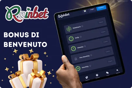 Regali per i nuovi utenti Rainbet
